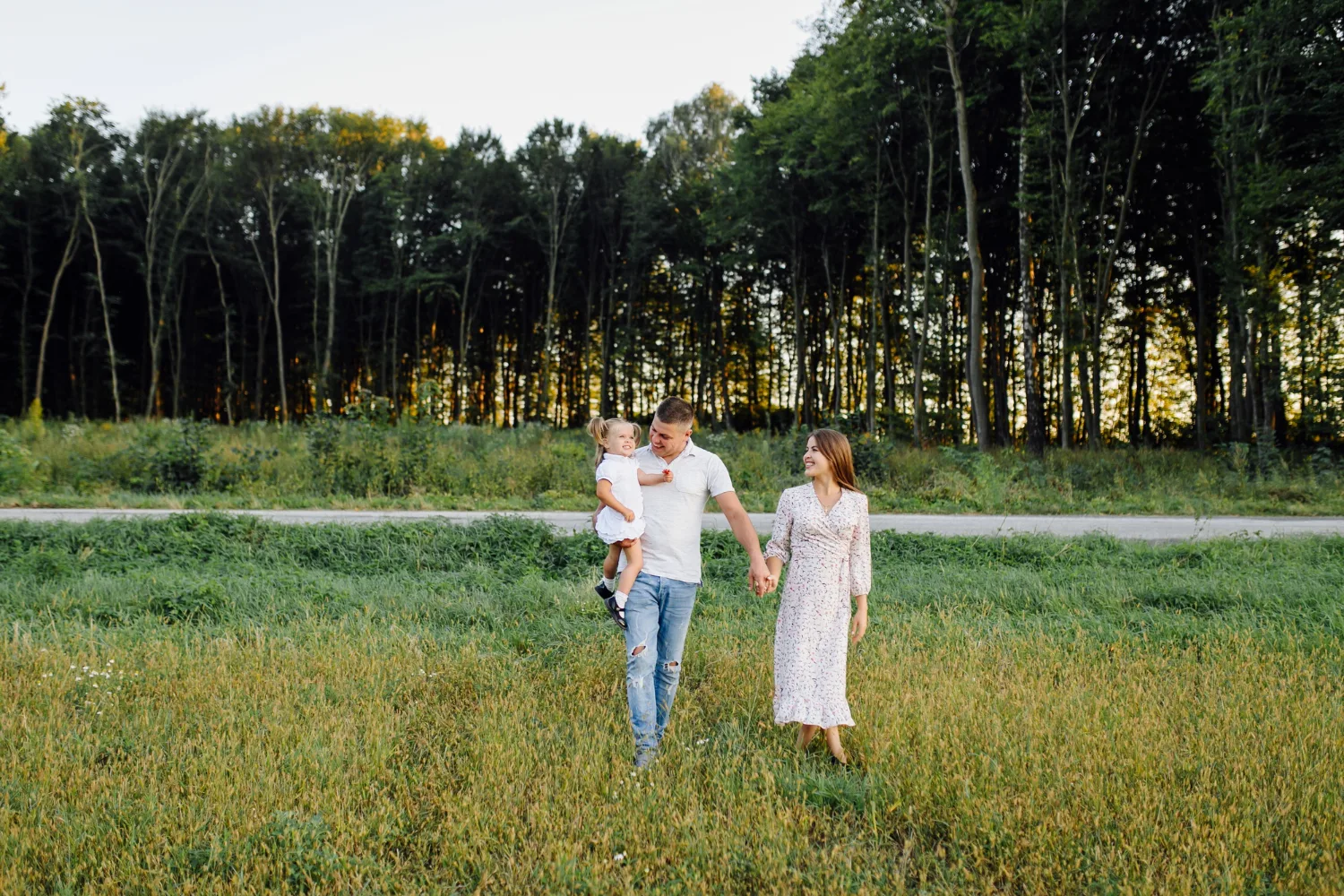 Family enjoying life in Montgomery County, Texas